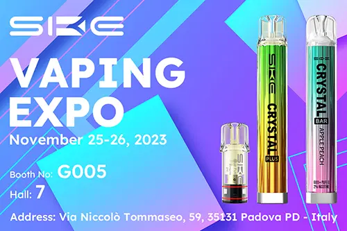 Exhibition | SKE will Attend the Vaping Expo 2023 in Italy