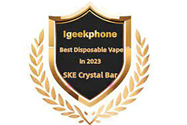 Awards | SKE Crystal Bar - Igeekphone Best Disposable Vape in 2023