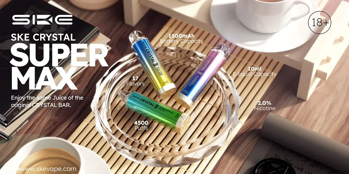 Awards | SKE Wins Igeekphone Best Vape Brand in 2023 SKE Crystal Super Max Vape