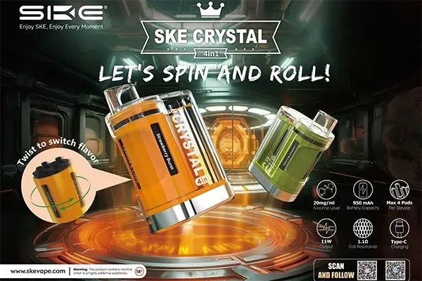 Article cover for SKE Crystal 4in1 Vape New Release!