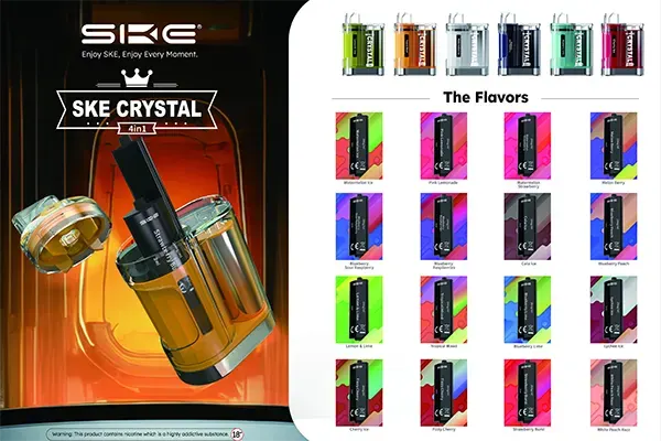 SKE Crystal 4in1 Vape Exceptional Features Introduction