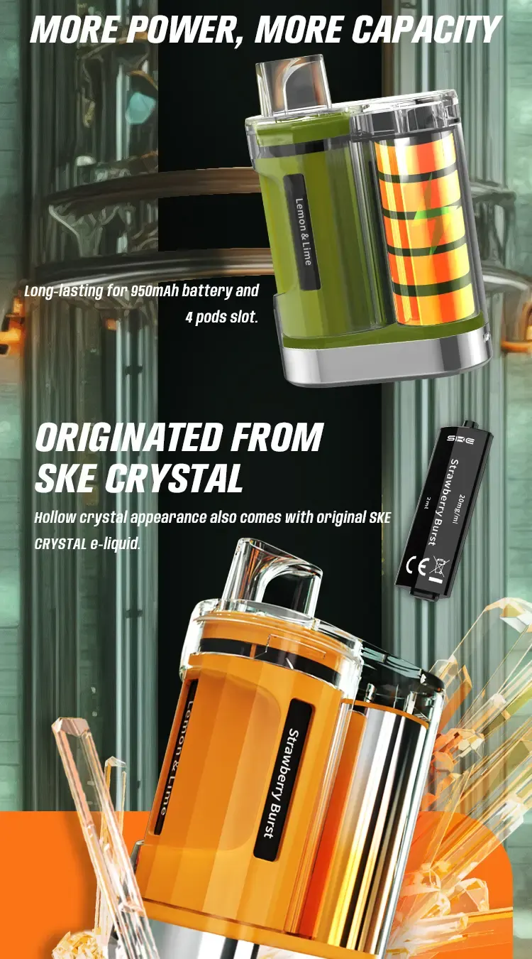 SKE Crystal 4in1 - Crystal Vape & Crystal Bar & SKE Vape Official Station