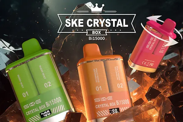 Article cover for SKE Launches the Crystal BOX Bi15000 15000 Puffs Disposable Vape
