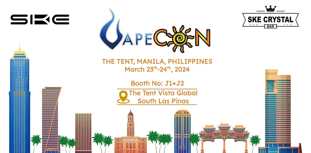 Exhibition | VAPECON 2024: Unveil the Mist with SKE Vape! SKE to VAPECON 2024 in Manila
