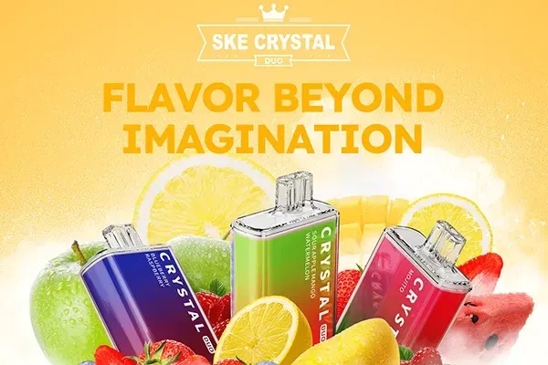 SKE Crystal DUO 6000 Puffs Vape Upgraded Release