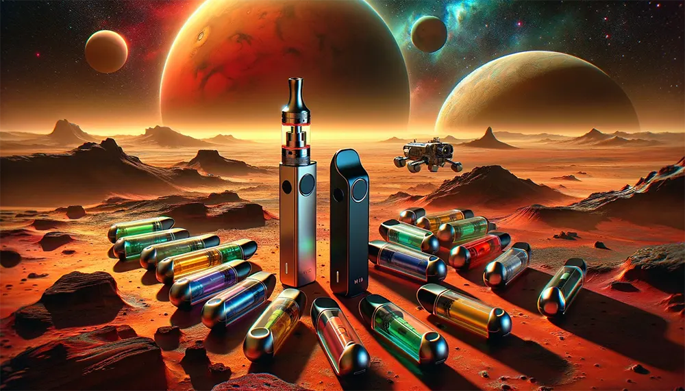 What Are Vape Pods? Insights into Vaping Tech a moden vape pod system with both the vape body and a variety of detachable pods