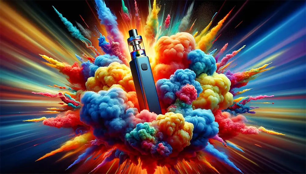 Vape Styles Uncovered: Are Disposable Vapes MTL or DTL? a vivid depiction of the DTL vaping experience