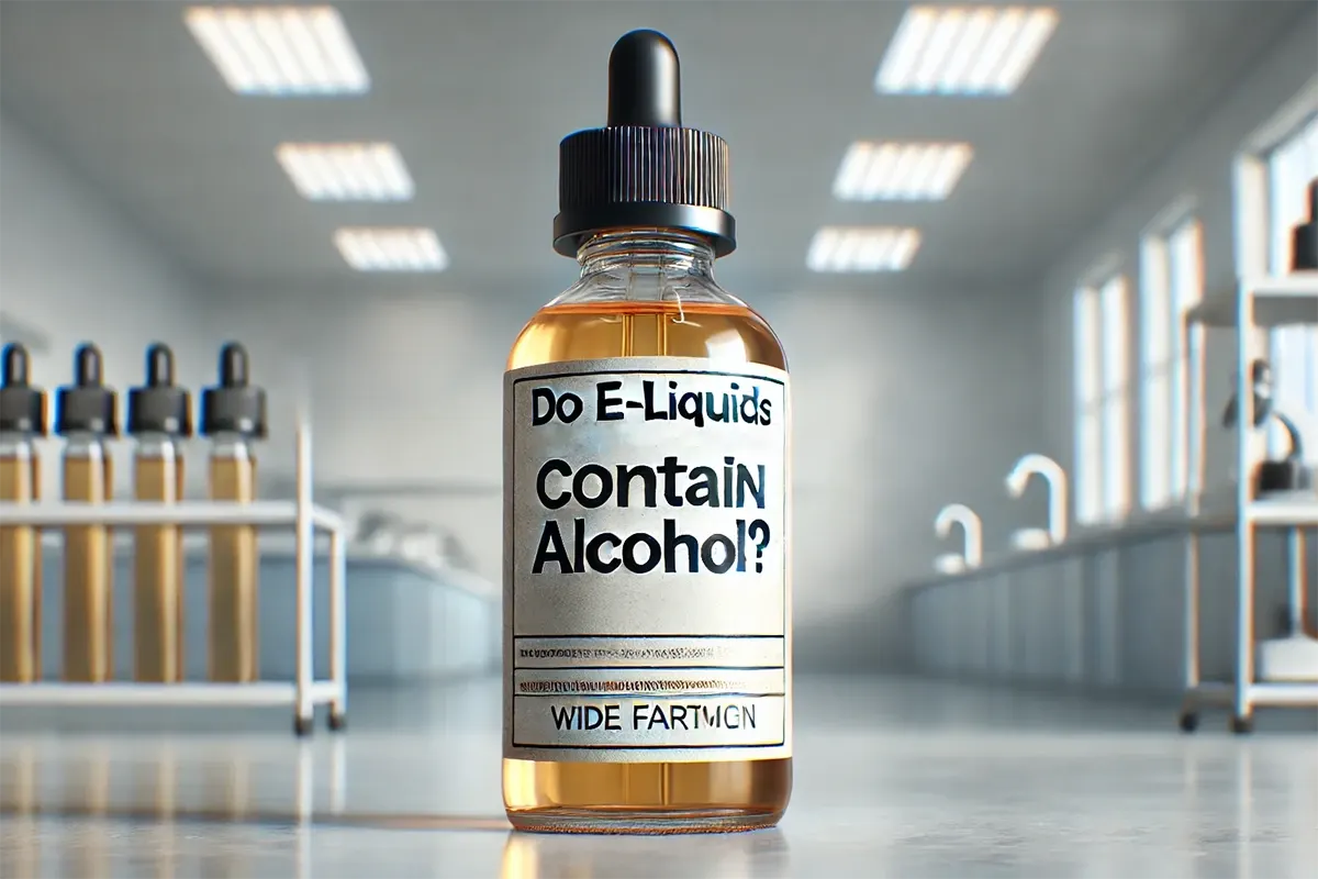 Do E-liquids for Vaping Contain Alcohol?