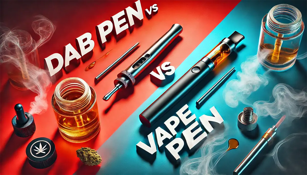 Dab Pen vs. Vape Pen: Ultimate Showdown Explained comparison of a dab pen and a vape pen