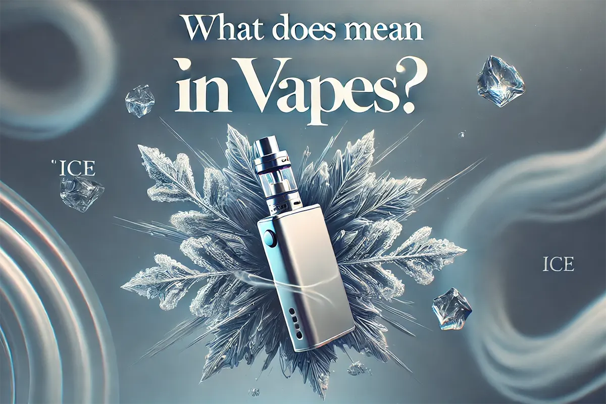 ice in vape meaning