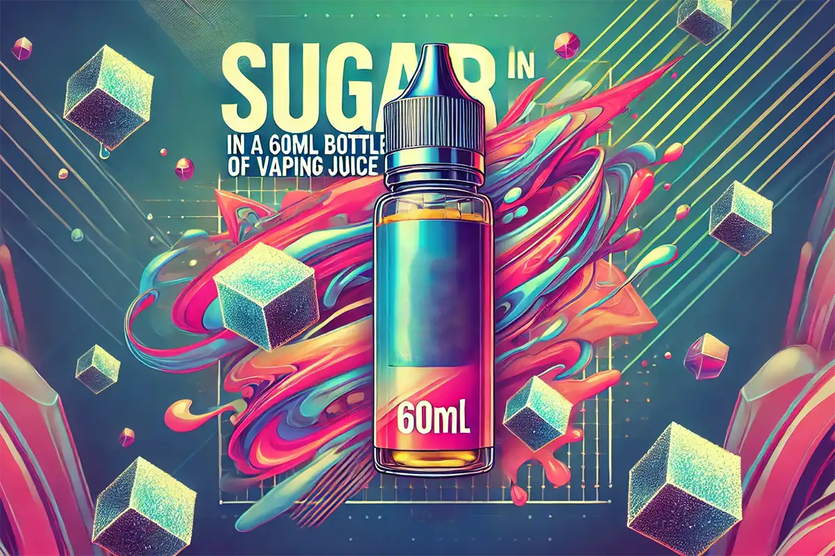How Much Sugar is in a 60ml Bottle of Vaping Juice?