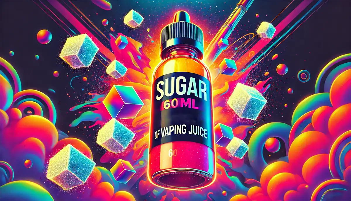 How Much Sugar is in a 60ml Bottle of Vaping Juice? sugar in vaping juice