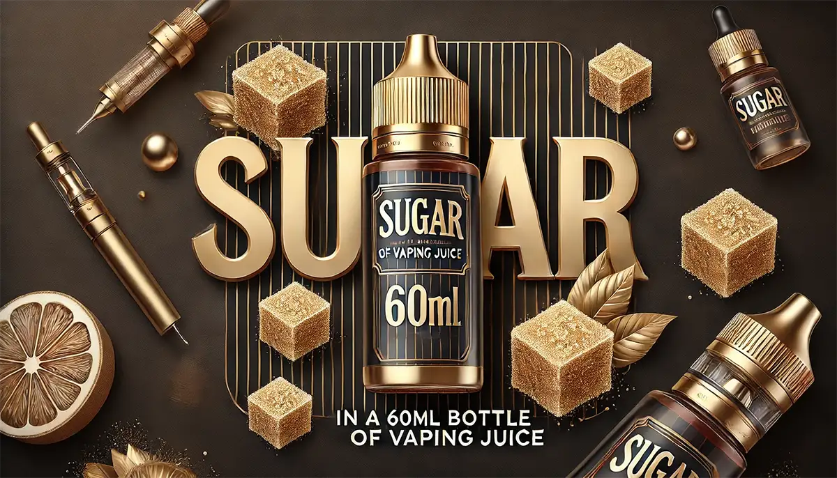 How Much Sugar is in a 60ml Bottle of Vaping Juice? sugar content in a 60ml bottle of vape juice