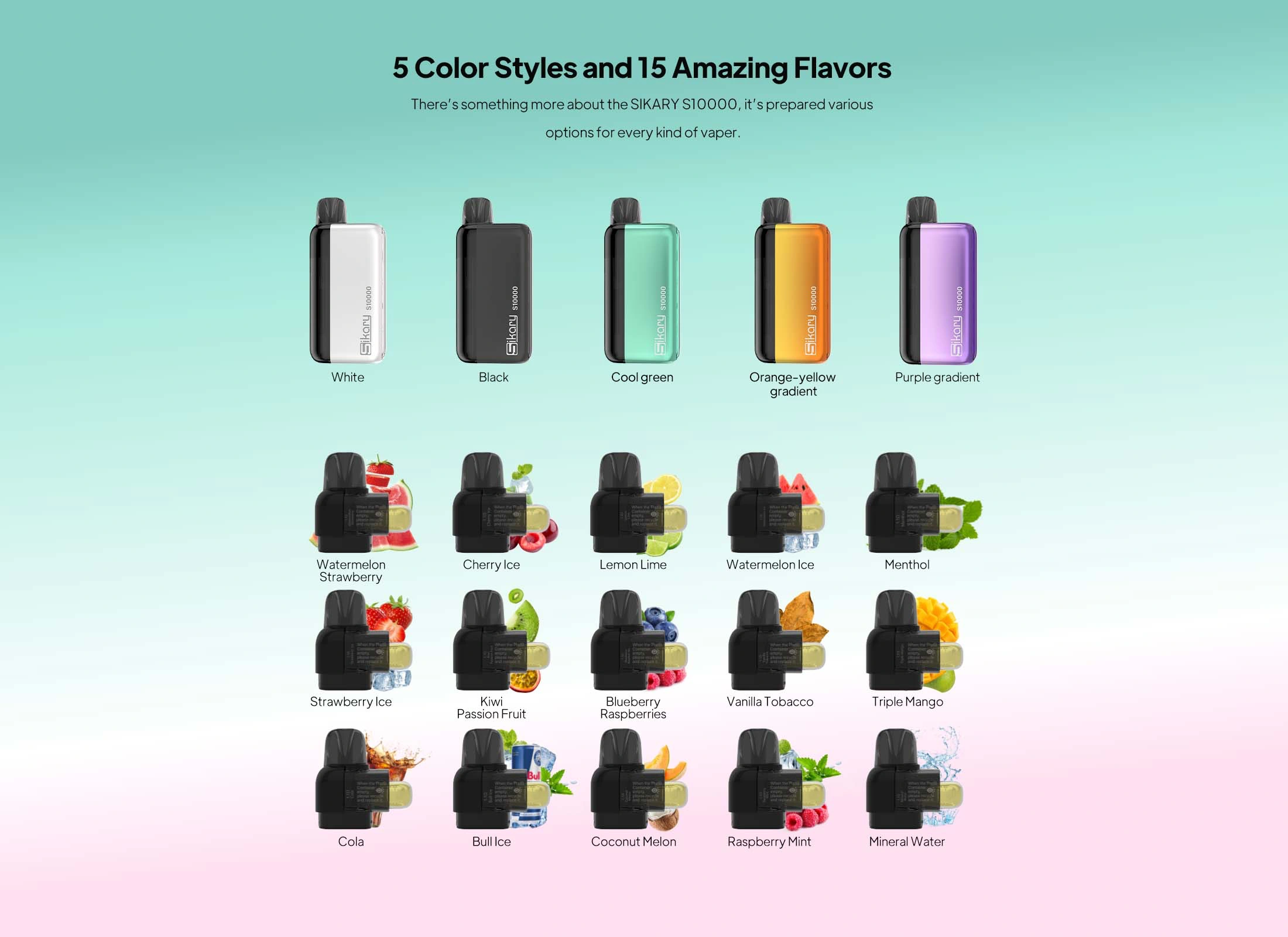 Sikary S10000 Pod Kit