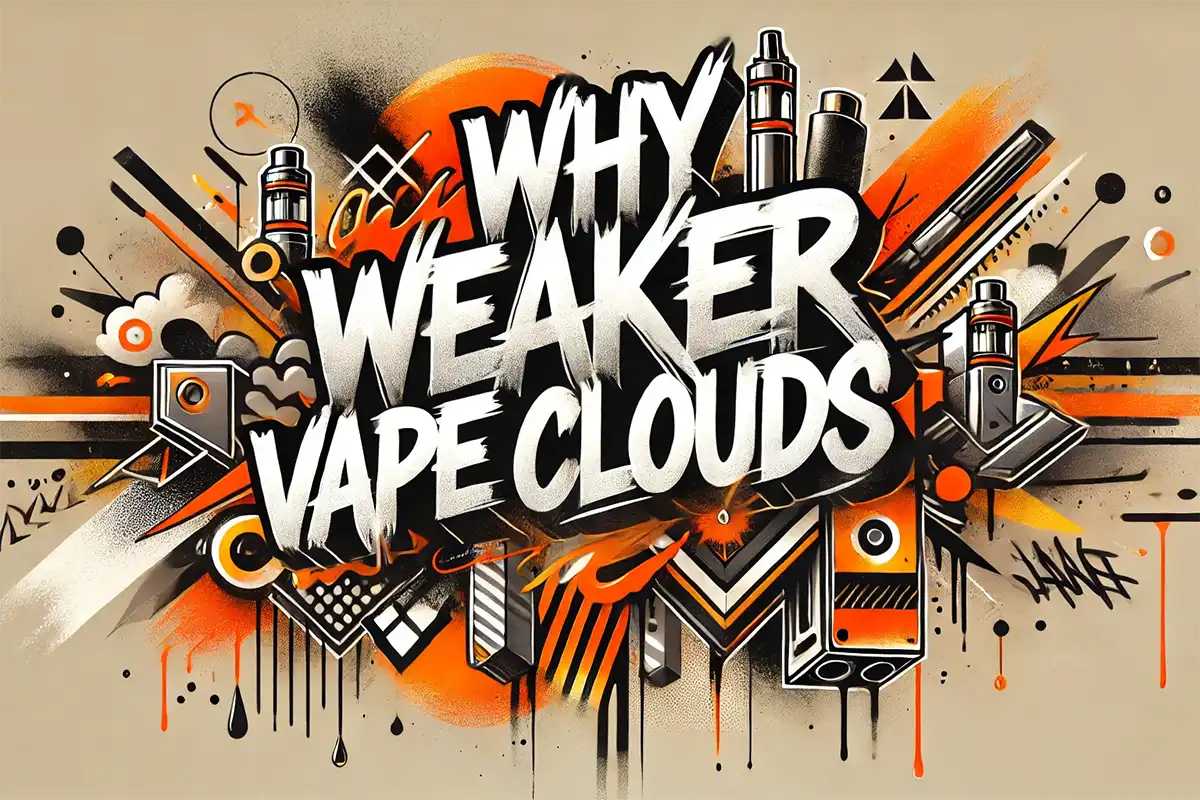 Why Are My Vape Clouds Weaker Than Those Of Others?