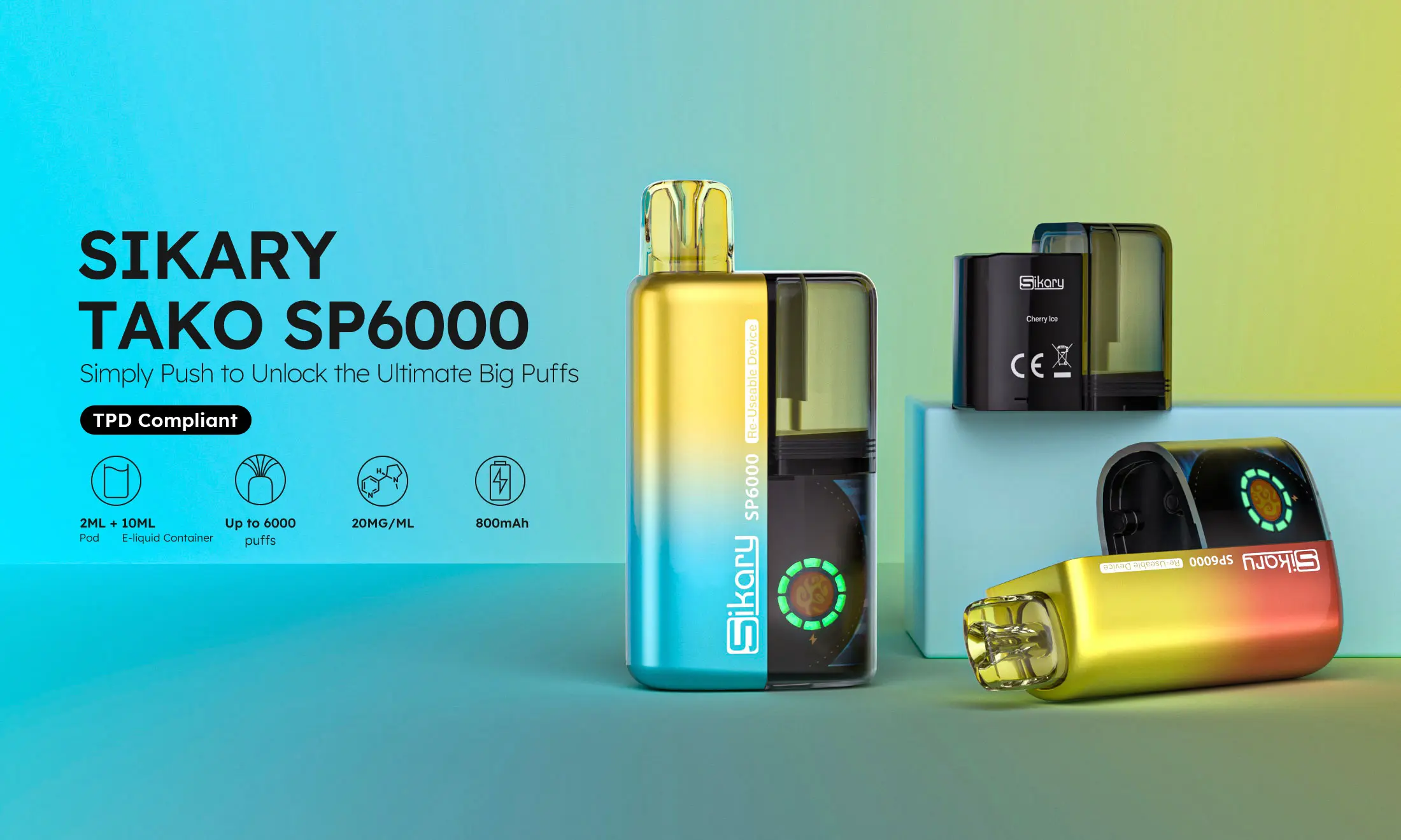 Sikary TAKO SP6000 Pod Kit