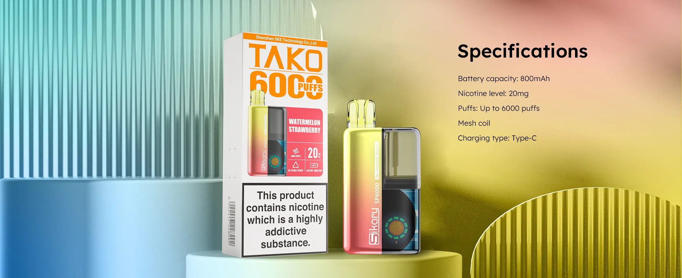 Sikary TAKO SP6000 Pod Kit