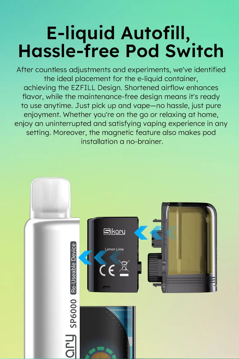 Sikary TAKO SP6000 Pod Kit
