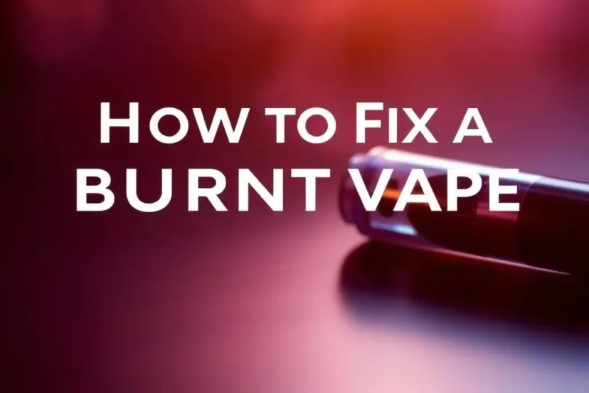 Article cover for How to Fix a Burnt Vape
