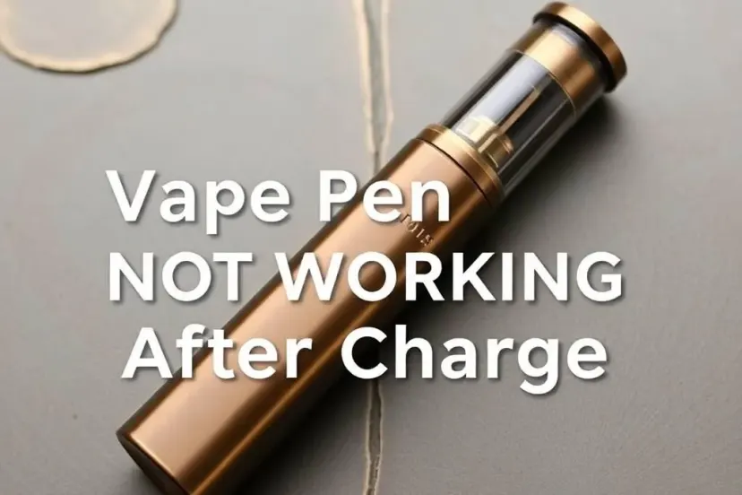 Article cover for Vape Pen Not Working After Charge: Common Reasons and Fixes