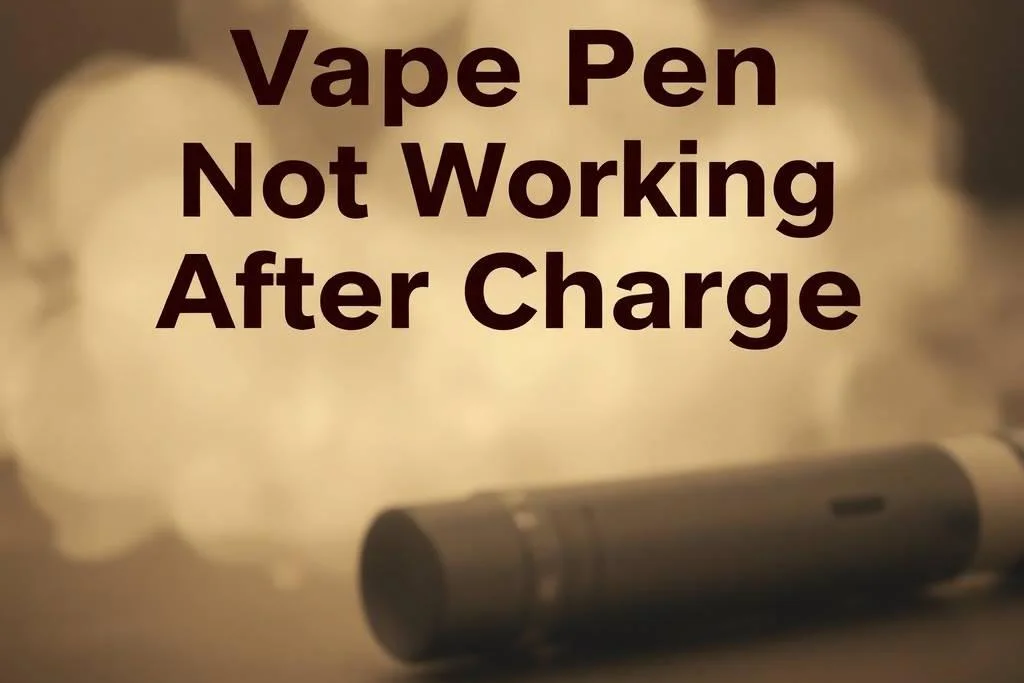 Vape Pen Not Working After Charge: Common Reasons and Fixes