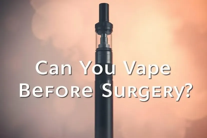 Article cover for Can You Vape Before Surgery?