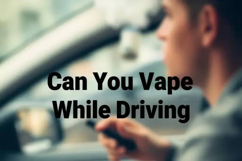 Article cover for Can You Vape While Driving?