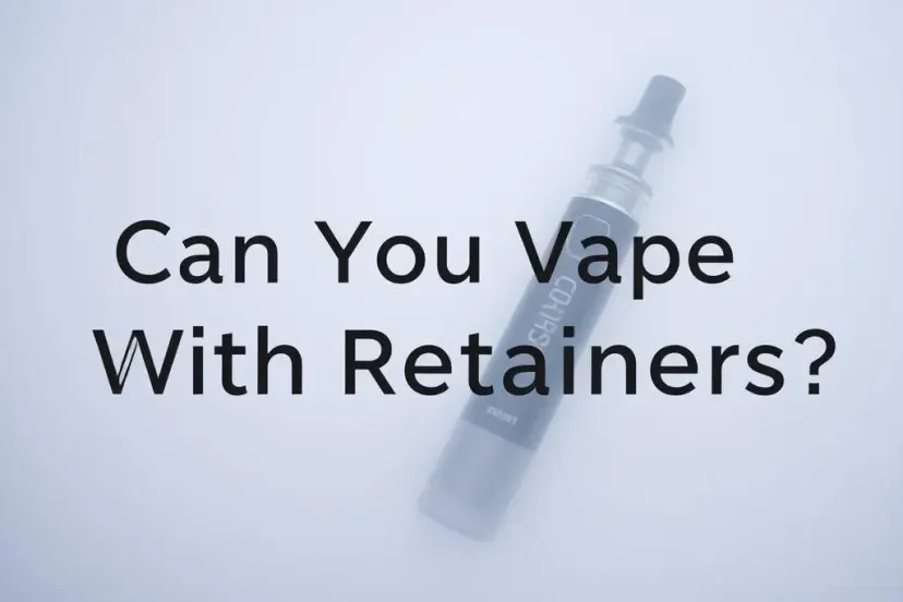 Article cover for Can You Vape With Retainers In?