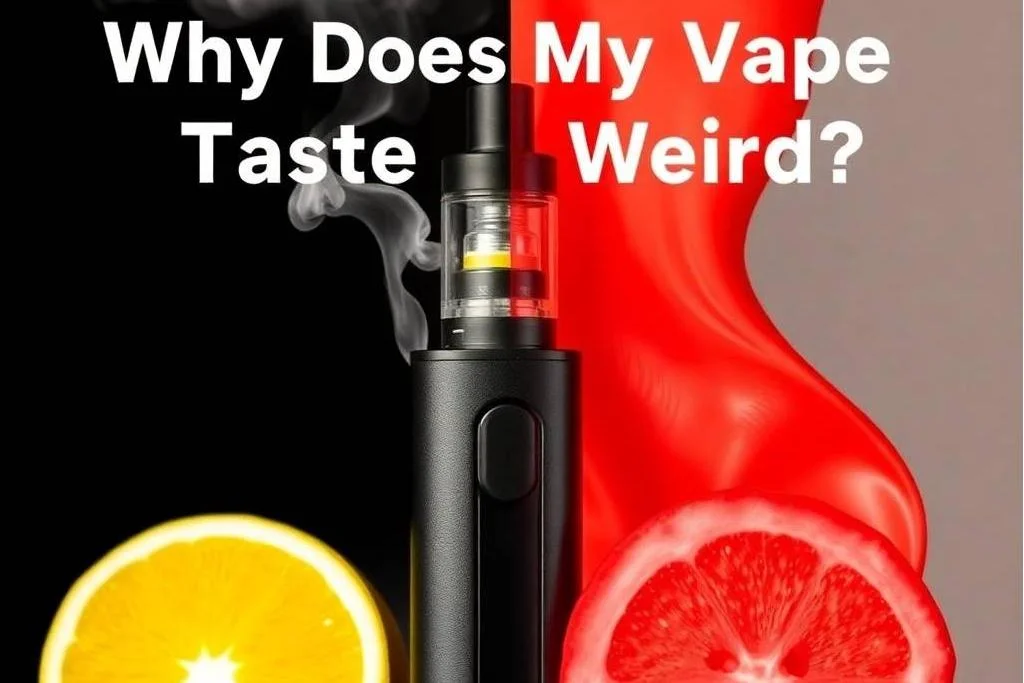 Article cover for Why Does My Vape Taste Weird?