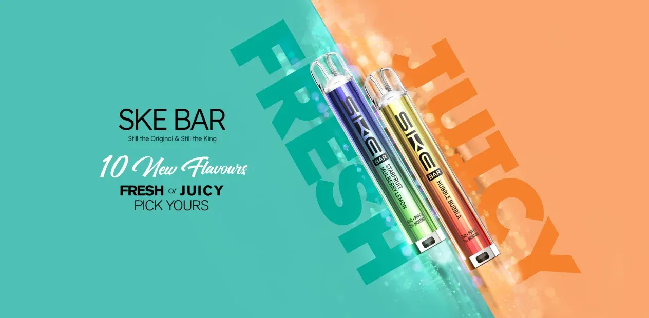 Article cover for SKE BAR Introduces 10 New Flavours with Fresh & Juicy Dual Series