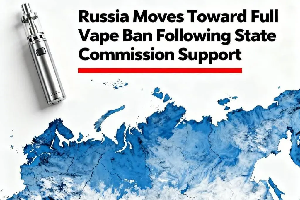 Russia Moves Toward Full Vape Ban Following State Commission Support