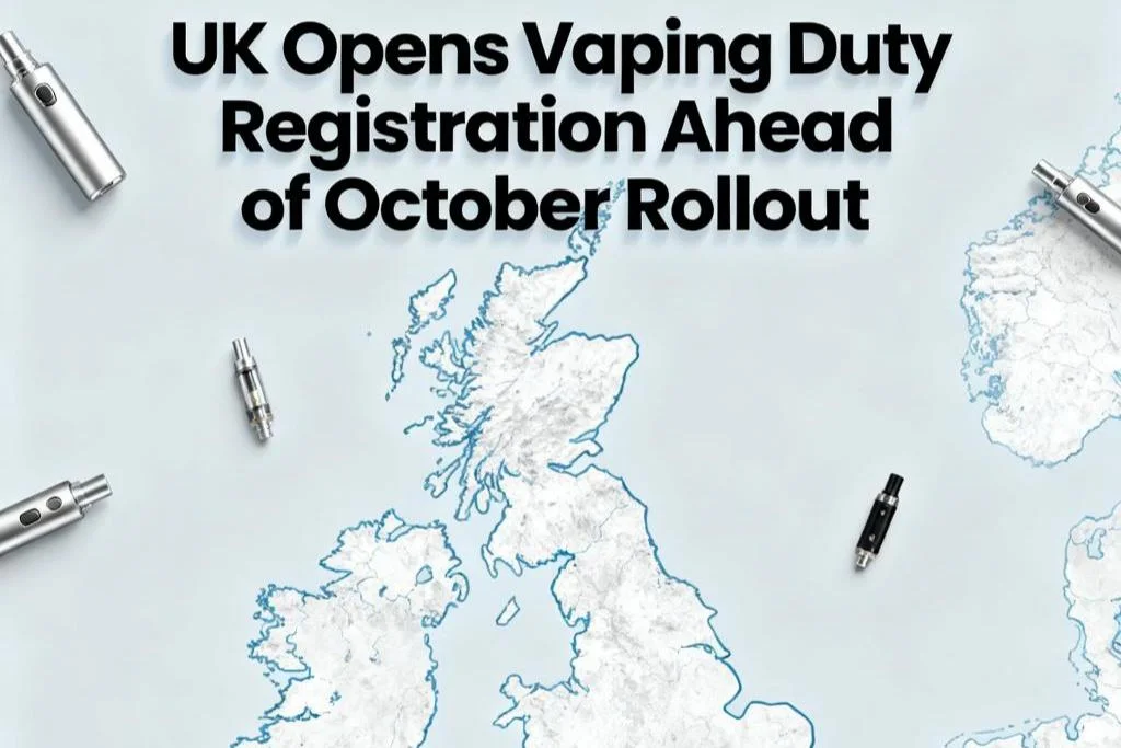 Article cover for UK Opens Vaping Duty Registration Ahead of October Rollout