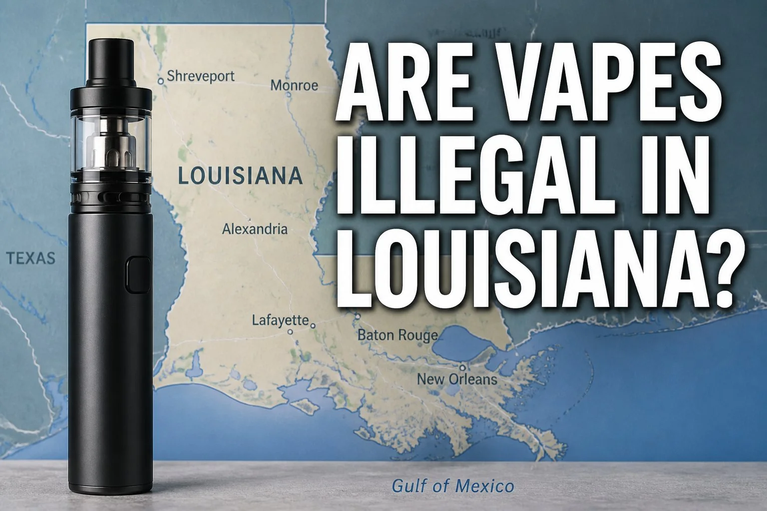 Are Vapes Illegal in Louisiana?