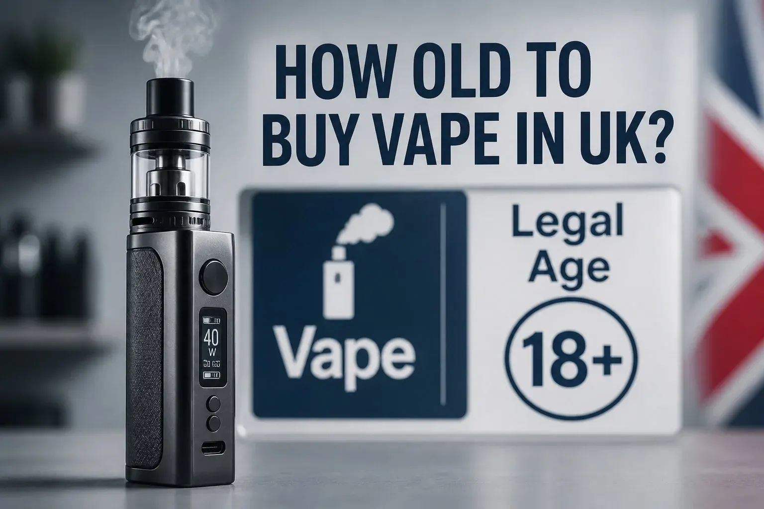 Article cover for How Old to Buy Vape in UK? Complete Guide to UK Vaping Age Laws (2026)