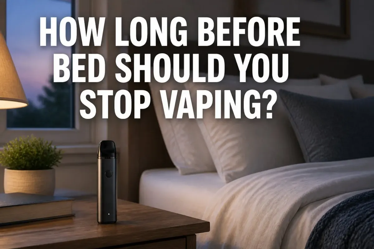 Does Vaping Affect Sleep? What Research Says How Long Before Bed Should You Stop Vaping?