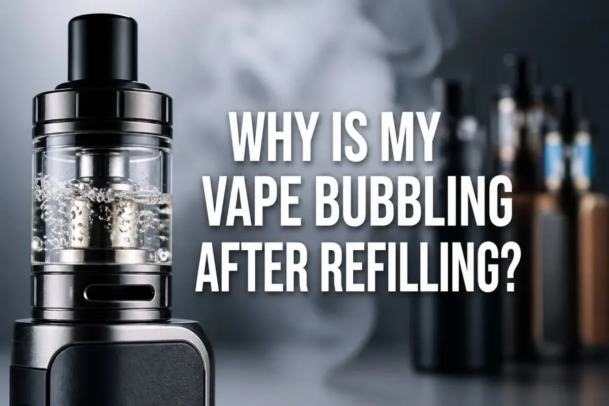 Why Is My Vape Bubbling After Refilling?