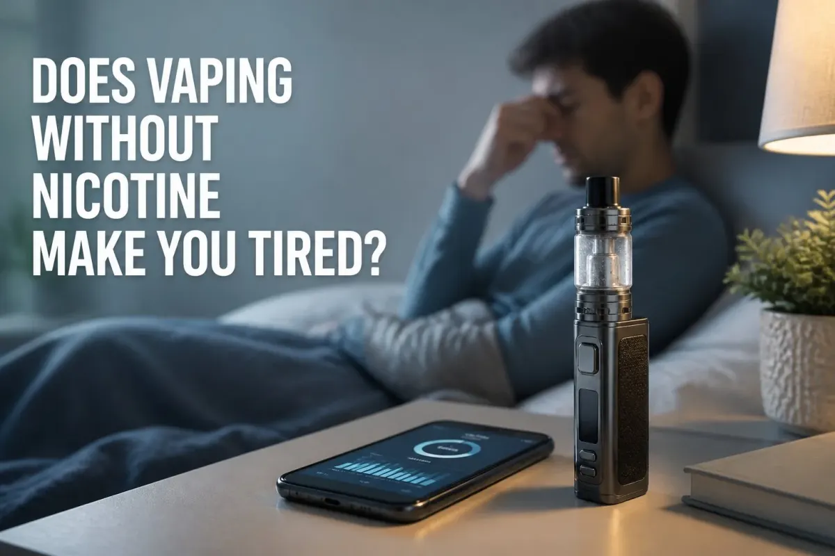 Does Vaping Make You Tired? Causes, Science, and What You Can Do Does Vaping Without Nicotine Make You Tired?
