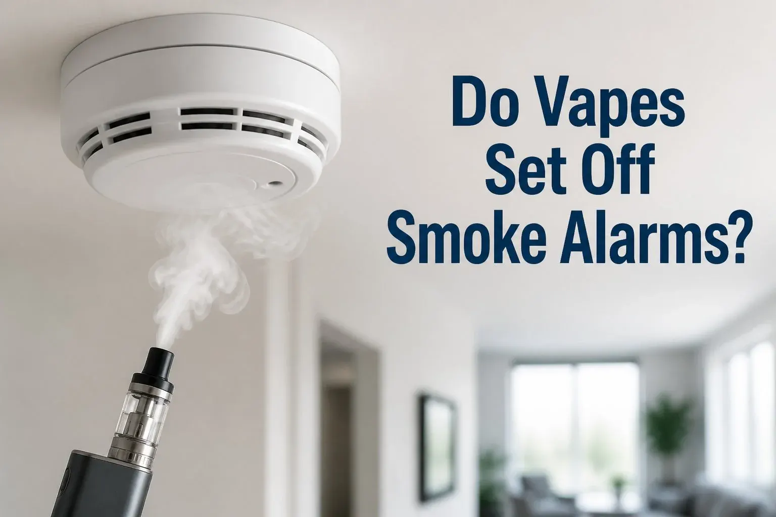 Article cover for Do Vapes Set Off Smoke Alarms? Here's What Actually Happens
