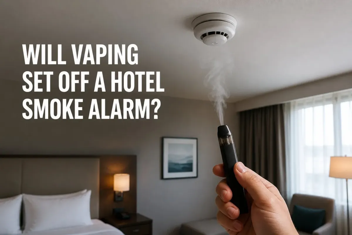 Do Vapes Set Off Smoke Alarms? Here's What Actually Happens Will Vaping Set Off a Hotel Smoke Alarm?