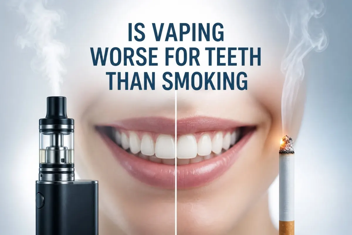 Is Vaping Worse for Teeth Than Smoking?