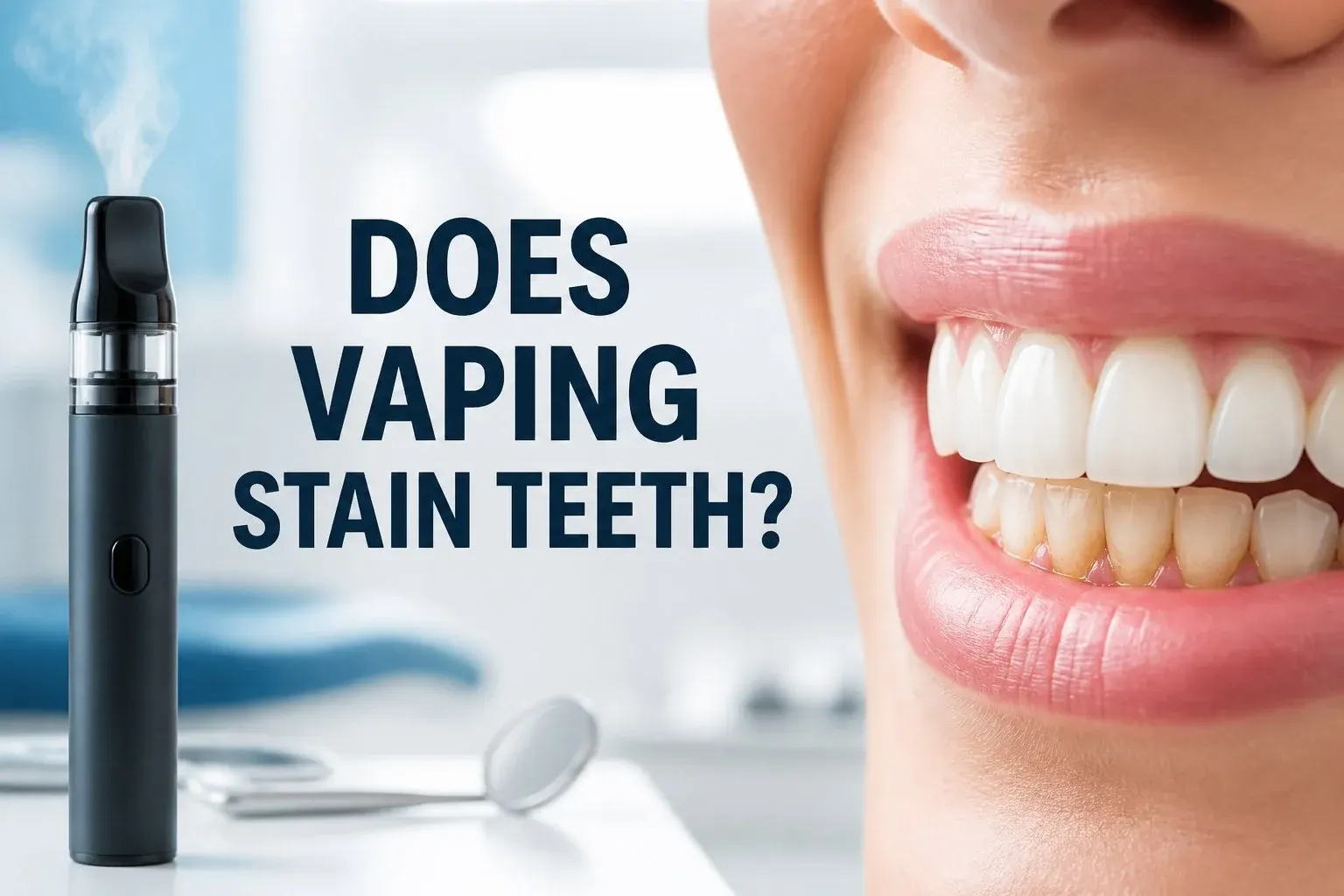 Article cover for Does Vaping Stain Teeth? What I Found When I Looked Past the Myths