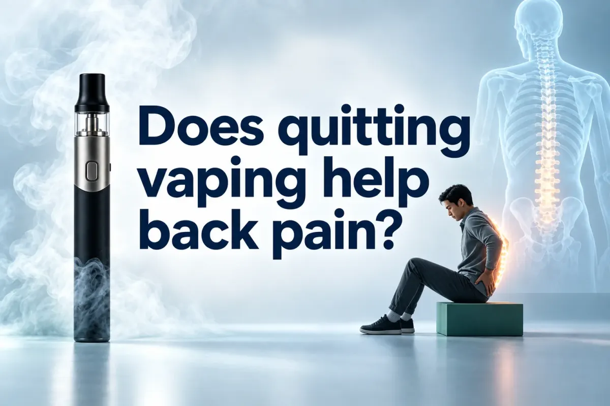 Can Vaping Cause Back Pain? What the Evidence Actually Says Does quitting vaping help back pain?