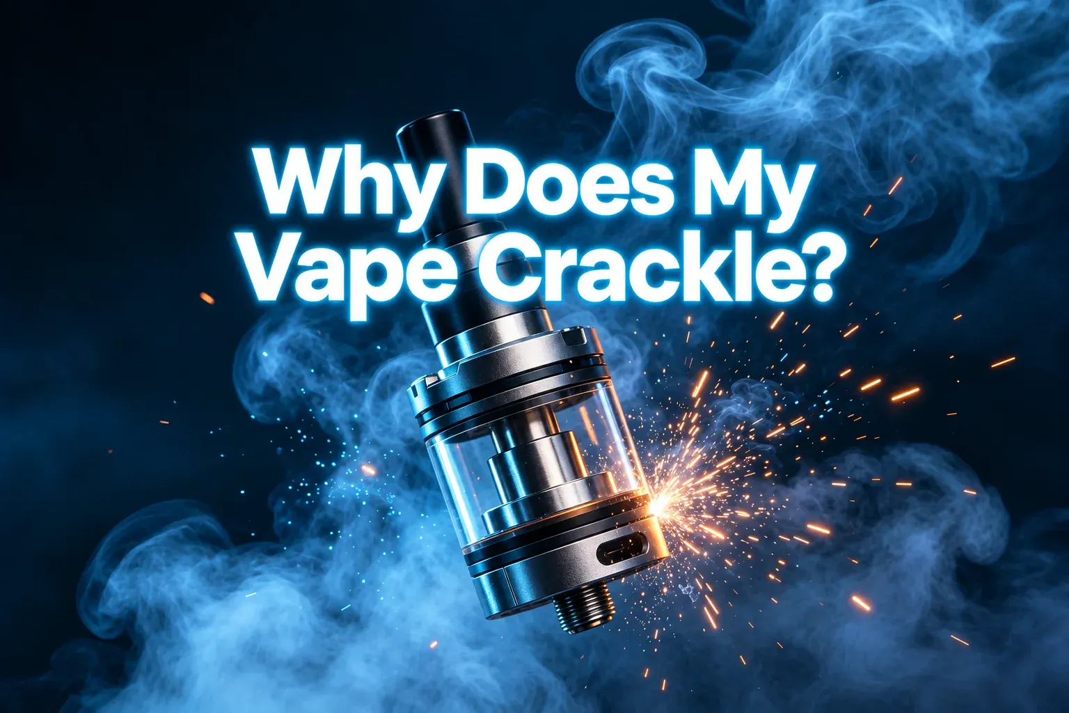 Article cover for Why Does My Vape Crackle? Causes, Fixes, and When to Worry