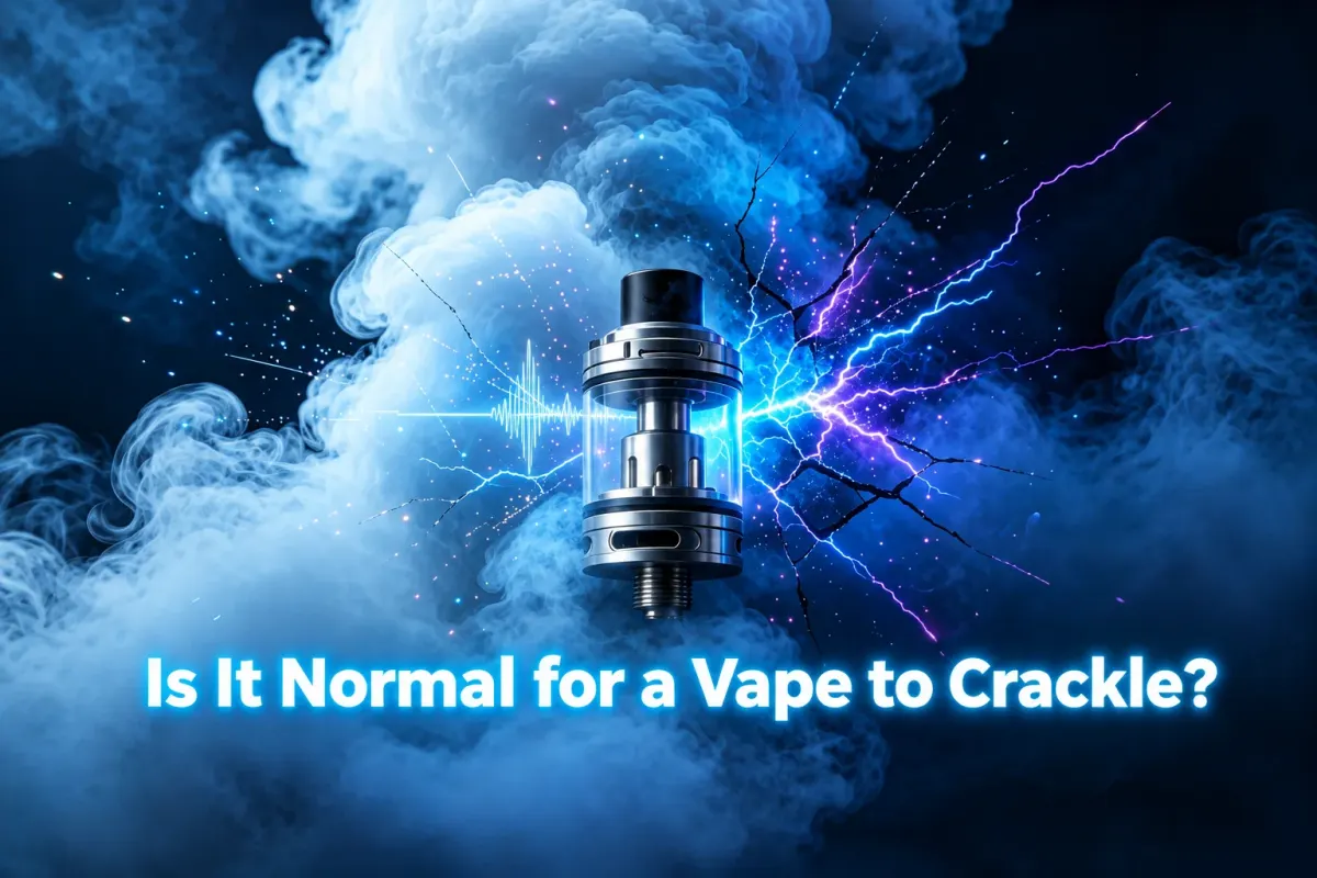 Why Does My Vape Crackle? Causes, Fixes, and When to Worry Is It Normal for a Vape to Crackle?