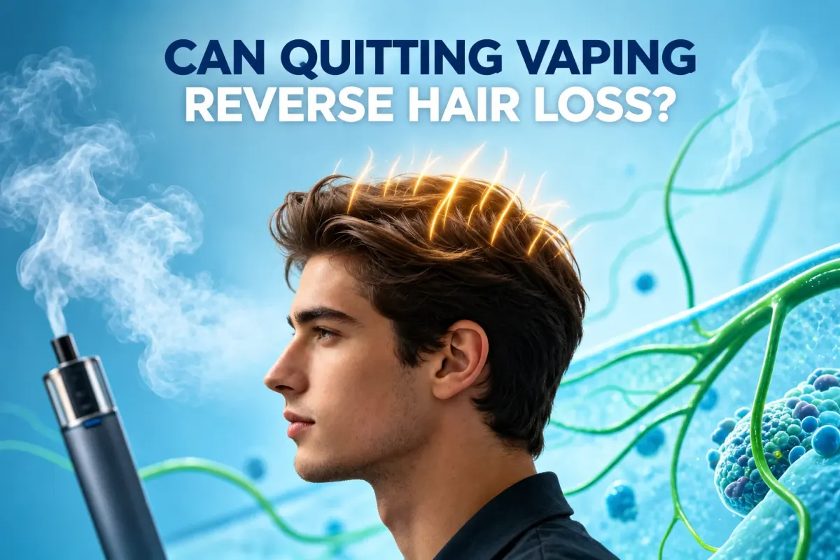 Does Vaping Cause Hair Loss? Can quitting vaping reverse hair loss?