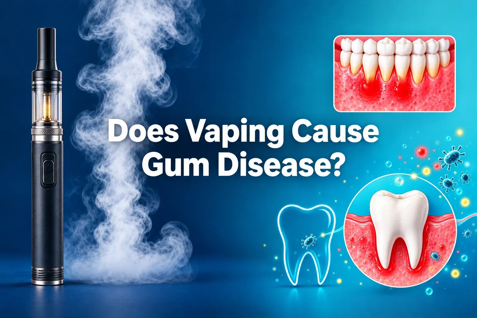 Article cover for Does Vaping Cause Gum Disease? What Vapers Should Know About Their Gums