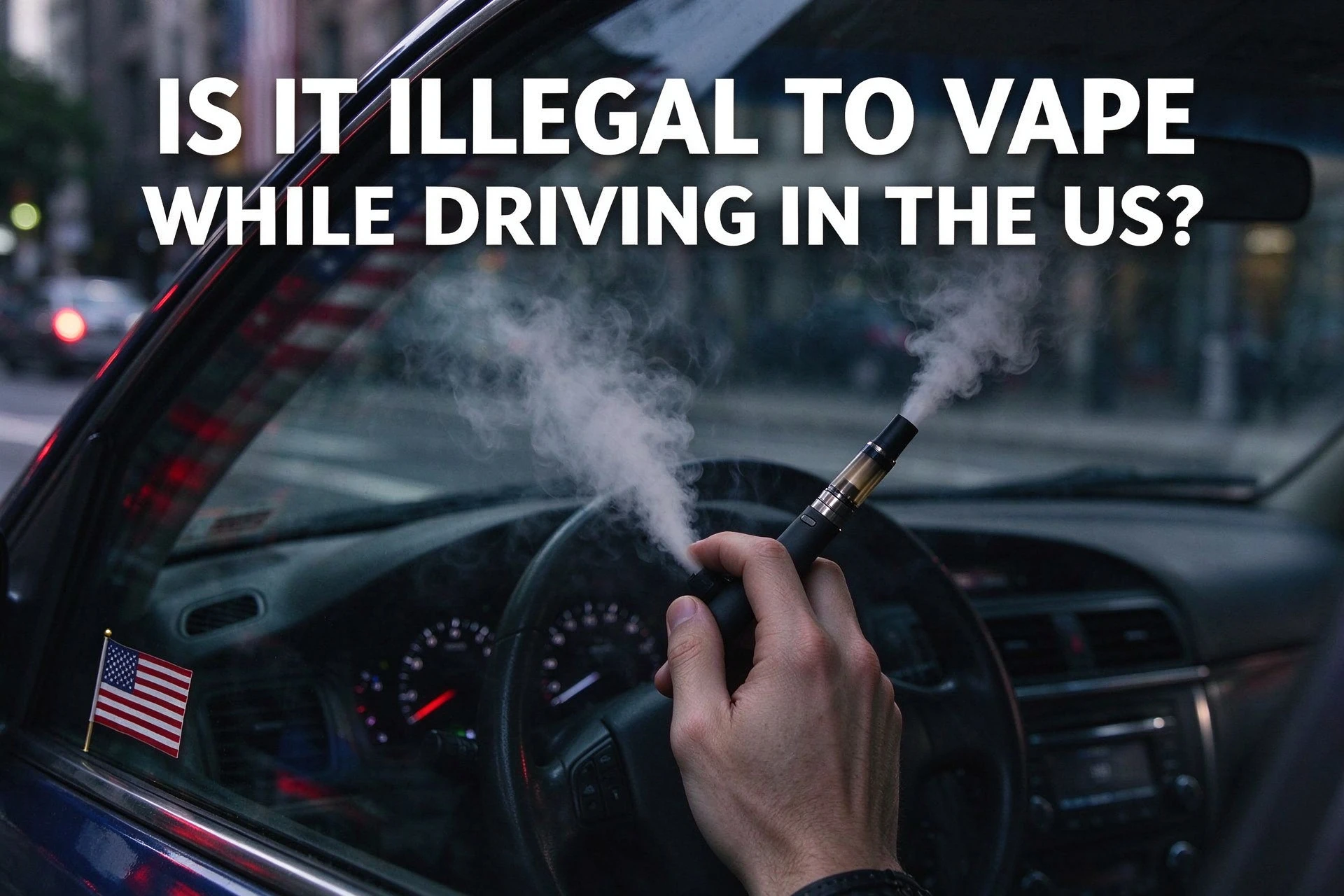 Is It Illegal to Vape While Driving in the US?