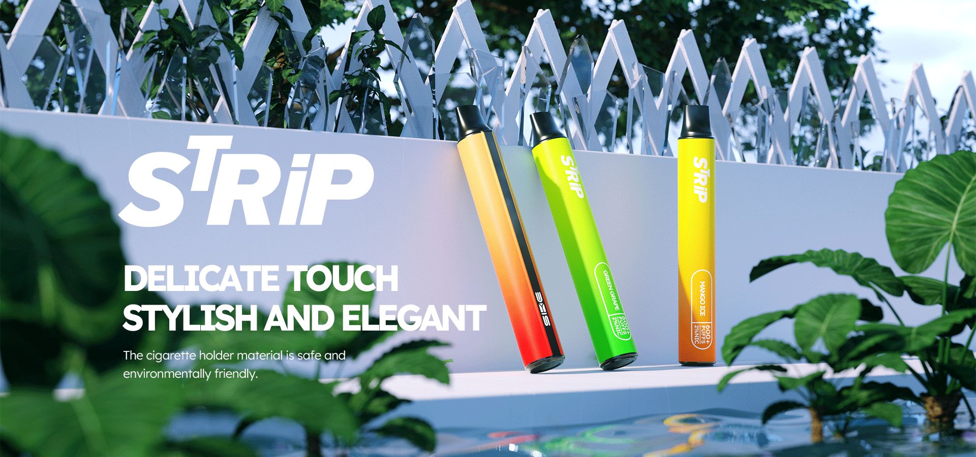 SKE Strip Bar: The Crystal Strip Vape 600 Puffs