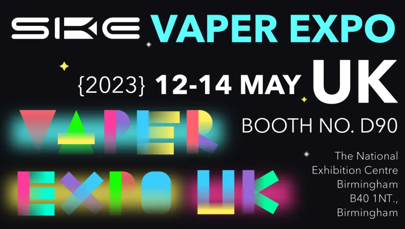 Article cover for Exhibition | Join SKE Crystal at Vaper Expo UK 2023!